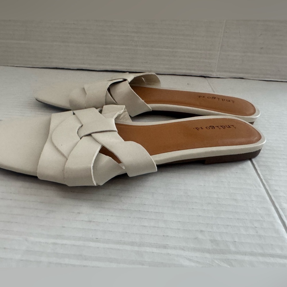 Indigo Rd. Womens Flyta Slide White‎ Summer Sandals Shoes size 8.5 - Picture 4 of 6